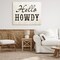 Stupell Industries Western Hellow Howdy Canvas Wall Art Design by Daphne Polselli